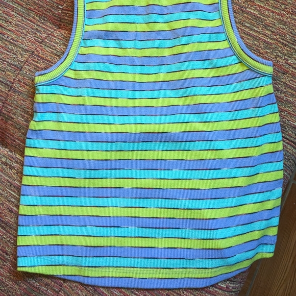 Anthropologie Tops - Quirky striped Cotton Anthro tank top~